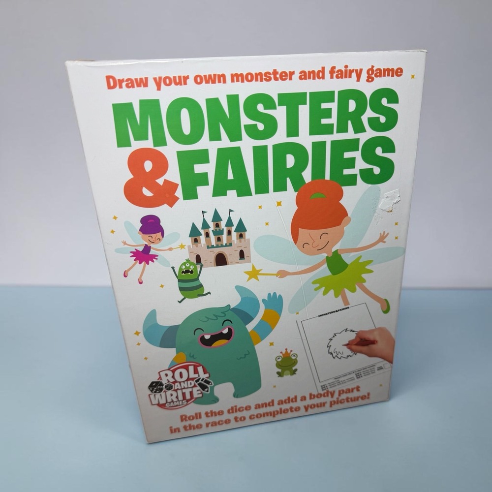SolidRoots Monsters & Fairies Game Kids New Drawing Activity Kit